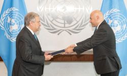 السفير لقمان الفيلي يقدم أوراق اعتماده إلى الأمين العام للأمم المتحدة